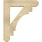 Ekena Millwork Merced Craftsman Rough Sawn Bracket, Douglas Fir, 4"W x 22"D x 26"H BKT04X22X26MRC04RDF - alternate 3